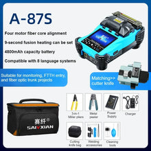 Load image into Gallery viewer, A-87S Fusion Splicing Machine Fusion Fiber Machine Leather Wire Optical Cable Tail Fiber Jumper Fusion Splicing 3-in-1 Fixture