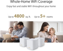 Load image into Gallery viewer, Asus ZenWiFi XD4 AX Mini AX1800, Whole-Home AiMesh WiFi 6 System, Coverage up to 4,800sq.ft, 2.4/5GHz 2x2 MIMO 1.8Gbps