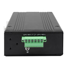 Load image into Gallery viewer, UOTEK Industrial 1000M 4 Ports Unmanaged Ethernet POE Switch Gigabit Optical Fiber SEP SC Interface DIN-Rail UT-6405G-POE