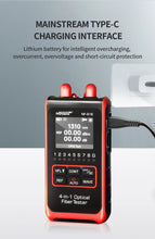 Load image into Gallery viewer, NOYAFA NF-916 4in1 Fiber Optical Power Meter Visual Fault Locator VFL REF FC SC ST RJ45 Fiber Optic Cable Testing Tool