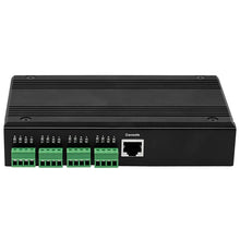 Load image into Gallery viewer, UOTEK 10/100M to 4 Ports RS-485/422 Serial Device Server 350mA@12v max Operating Current, DC12~48V, 32bit 400MHZ Processor UT-6804MT