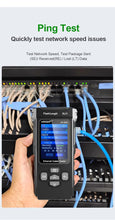 Load image into Gallery viewer, NOYAFA NF-8506 Network Cable Tester Support PING test/IP scan/network port speed Multifunction Cable Tracker finding tool