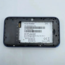 Load image into Gallery viewer, ZTE Unlocked 5G Router MU5002 Portable Dual Antenna WiFi 6 Wireless with Display 1800Mbps Support SIM Card Mobile Hotspot Modem