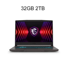 Load image into Gallery viewer, MSI Thin 15 Gaming Notebook 15.6 Inch 2.5K FHD 144Hz IPS Screen Netbook i7-12650H 32GB 2TB SSD RTX4050 Laptop PC