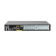 Load image into Gallery viewer, Cisco ISR 4451 network router with 4 onboard GE, 3 NIM slots, 1 ISC slot, 2 SM slots, 8GB Flash Memory default, 2 GB DRAM, 4 GB DRAM