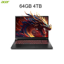 Load image into Gallery viewer, Acer Nitro Dragon Gaming Laptop 16 Inch 2.5K 165Hz IPS Screen Netbook Ryzen R7-7435H 32GB 1TB RTX4060 Gaming PC