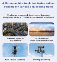 Load image into Gallery viewer, Outdoor Multi-Function Core to Core Alignment Fiber Fusion Splicer, Low Splicing Loss, KL-280E, 8s Fast-splicing,
18s Fast-heating