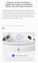 Load image into Gallery viewer, TP-Link WiFi7 BE5100 Ceiling Access Point Range Wireless AP 2.4G 600Mbps + 5G 2167Mbps Router Signal Booster POE Repeater Hotspot