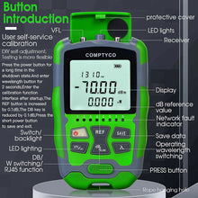 Load image into Gallery viewer, COMPTYCO AUA-MC70 Optical Power Meter -70~+10dBm 4 in 1 Multifunction OPM Fiber Network Cable Tester VFL 1-50MW(optional)