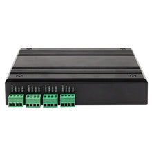 Load image into Gallery viewer, UOTEK 10M/100M Ethernet to 4 Ports CANBUS-FD Protocol Converter CAN2.0 CANFD Protocols RJ-45 Adapter Level 3 12-36V DC UT-6504-FD