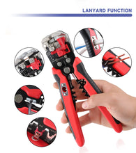 Load image into Gallery viewer, Crimping Pliers Set Toolkit Ferrule Pin Terminal Connectors Mini Adjustable Ratchet Electricians Hexagonal Toolbox Kit YE 10-6