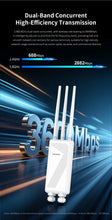 Load image into Gallery viewer, COMFAST BE3600 WiFi7 Outdoor AP Router 2.4G/5.8G Dual Dand Long Range signal Extender Amplifier WiFi Repeater