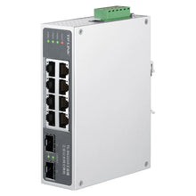 Load image into Gallery viewer, TP-Link TL-SG2210 Industrial Full Gigabit Web NMS Industrial Ethernet switch 8 Electrical ports 2 Optical ports