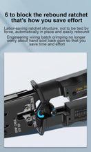 Load image into Gallery viewer, ONTi Professional Wire Stripper CAT6 Crystal Head Crimping Tool with RJ45 Cables Meter Tester for 4P/6P/8P Network Cable Cutters