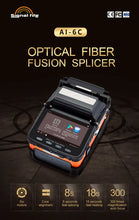 Load image into Gallery viewer, Signal Fire Optical Fiber Fusion Splicer, Electric Cleaver, Splicing Machine, 6 Motors, Automatic Core Alignment, AI-20, AI-30