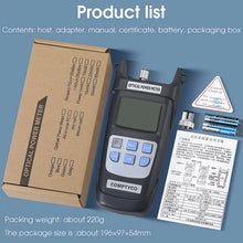 Load image into Gallery viewer, COMPTYCO AUA-Y510A/Y710A High Precision Fiber Optic Power Meter With LED Light OPM Optical Power Meter, Single Mode Fiber