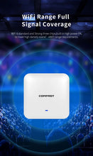Load image into Gallery viewer, COMFAST CF-E393AX 2200Mbps Wireless Ceiling AP 3*Qualcomm Gigabit LAN&WAN port Chipset Original WiFi Access point Router Hotspot