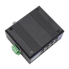 Load image into Gallery viewer, UOTEK 1000M Industrial Ethernet Switch Gigabit 8 Port RJ45 Network Unmanaged DIN-Rail Full Half Duplex Plug and Play UT-6408GC