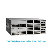 Load image into Gallery viewer, Cisco Catalyst 9300 24-port fixed uplinks data only, Network Advantage, 24x1G RJ45/4x10G SFP+/ 4X10G Uplinks Switch C9300L-24T-4X-A