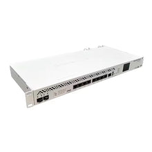 Load image into Gallery viewer, MikroTik CCR1036-8G-2S+EM Cloud Router Switch, 8x GbE, 2xSFP+, LCD, 36 cores CPU, 8GB RAM, 28Gbit/s throughput, RouterOS L6, Dual PSU