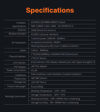 Load image into Gallery viewer, COMFAST 900Mbps 25km Long Range Transmission Signal Amplifier WiFi Repeater Router CF-E319A 5G Outdoor Wireless Bridge CPE