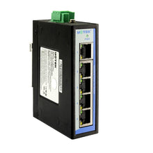 Load image into Gallery viewer, UOTEK Industrial Grade 100M 5 8 Ports Network Unmanaged Ethernet Switch Full Half Duplex DIN-rail -40℃ to 85℃ UT-60-DSA5T DSA8T