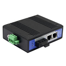 Load image into Gallery viewer, UOTEK UT-2602 10/100M 1 Optical Fiber 2 RJ45 Ports Industrial Ethernet Unmanaged Switch, 1x100Base-FX optical fiber, 2x10/100Base-T(X)