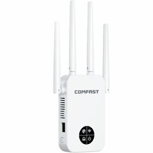 Load image into Gallery viewer, COMFAST 1200Mbps Wireless WiFi Repeater WiFi Extender Dual Band 2.4G 5G Network Amplifier Long Range Signal Booster Router Home