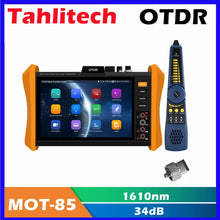 Load image into Gallery viewer, 8-Inch Touch Screen OTDR Tester Optic Fiber Live Test SC/UPC 150km Optical Reflectometer OPM OLS VFL Tester SC/UPC Connector