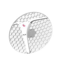 Load image into Gallery viewer, MikroTik LHG XL HP5 27dBi PtP CPE (4 Pack) with 5.8GHz 300Mbps, RouterOS (Level 3 license), 10-30V (Passive PoE) 24V 0.38A Power | RBLHG-5HPnD-XL4Pack