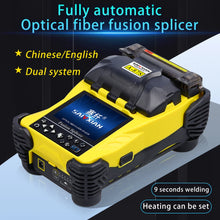 Load image into Gallery viewer, Fiber Optic Fusion Splicer Full set Hot Melt Machine Fully Automatic Fusion Splicer Fiber Optic Cable Trunk Wire Jumper A-87S