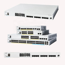 Load image into Gallery viewer, Cisco Catalyst 24 Port 4 SFP Gigabit Ethernet Managed Switch, with 24*10/100/1000 ports, 4*Gigabit SFP Ports, Rack-mountable, C1300-24T-4G