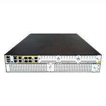 Load image into Gallery viewer, Cisco ISR 4451 network router with 4 onboard GE, 3 NIM slots, 1 ISC slot, 2 SM slots, 8GB Flash Memory default, 2 GB DRAM, 4 GB DRAM