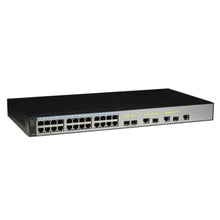 Load image into Gallery viewer, Huawei S2720-28TP-EI-AC 24Port Gigabit L2 Network Switch 24*10/100Base-TX Ethernet, 4*Gigabit SFP, 2*multiplexed 10/100/1000Base-T