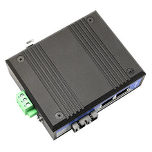 Load image into Gallery viewer, UOTEK 10/100M 2 Ethernet Ports 1 Optic Fiber Port Switch Industrial Grade HIgh Quality Fiber Optic Transceiver IP40 DC12/24/48V UT-2602