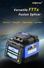 Load image into Gallery viewer, OrienTek-T45 Fusion Splicer, T49 Fiber Splicing Machine, T44 Optical Welding Machine, All-in-one fixer, Intelligent heat shrink, high accuracy