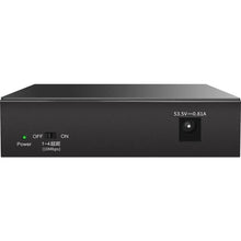 Load image into Gallery viewer, MERCURY 6Port Gigabit 100/1000Mbps PoE Switch, 4 Ports PoE @ 43W IEEE802.3af, 2 Uplink Gigabit Ports, Plug and Play MSG06CP