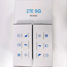 Load image into Gallery viewer, ZTE Unlocked 5G Router MU5002 Portable Dual Antenna WiFi 6 Wireless with Display 1800Mbps Support SIM Card Mobile Hotspot Modem