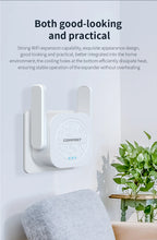 Load image into Gallery viewer, CF-WR765AC 2.4G&5G WiFi Repeater 1200Mbps Wireless Extender 4* Power Amplifier Gigabit WiFi Range Booster Port 2*5dBi Antennas