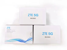 Load image into Gallery viewer, ZTE Unlocked 5G Router MU5002 Portable Dual Antenna WiFi 6 Wireless with Display 1800Mbps Support SIM Card Mobile Hotspot Modem