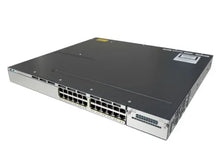 Load image into Gallery viewer, Catalyst 3850 48Port Ethernet Switch with 48*10/100/1000 Ethernet PoE+ ports, 1100WAC power supply, 1 RU, IP Services WS-C3850-48F-E