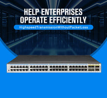 Load image into Gallery viewer, CloudEngine 5855-48T4S2Q-EI 252mpps Data Center Switch, LACP, POE, Stackable, 24*10/100/1000Mbps, Full-Duplex & Half-Duplex