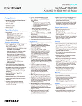 Load image into Gallery viewer, NETGEAR RAXE300 AXE7800 Nighthawk 8-Stream Tri-Band WiFi 6E Router 7.8Gbps Speed 2,500 Sq.Ft Armor & Smart Parental Controls