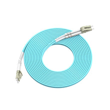 Load image into Gallery viewer, 10G OM3 Fiber Optic Patch Cord LC/UPC LC-LC Duplex Multi Mode Cable 1M 2M 3M 5M 10M 15M 20M 30M 50M 100M 3.0mm Jumper Cable