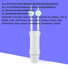 Load image into Gallery viewer, KuWFi 4G Outdoor WiFi Router 300Mbps Waterproof 4G SIM Card Router Wide Range Wireless Internet Hotspot Support 64 Users