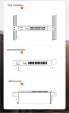 Load image into Gallery viewer, Tenda TEG1024D Full Gigabit 24-port RJ45 Network Switch 1000M Monitoring Security Switching Splitter Ethernet Hub Office Lan