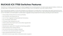 Load image into Gallery viewer, RUCKUS ICX 7750 Ethernet Switches High-End Enterprise-Class Stackable Core/Aggregation Switch With 40 Gbps Ethernet Port