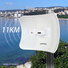 Load image into Gallery viewer, COMFAST 5.8G 900Mbps Outdoor CPE WiFi Router 1-11KM long range Extender High Power Wireless Bridge AP