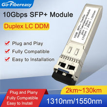 Load image into Gallery viewer, SFP 10Gb 2km,10km,20km Transceiver Module 10GBASE-LR 1310nm LC SMF For Cisco,Mikrotik,TP-Link,D-Link 10Gig Ethernet Switch