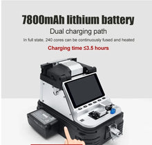 Load image into Gallery viewer, Signalfire AI-10A Brand Fourth Generation Multi-language Optical Fiber Fusion Splicer FTTH Fiber Splicing Machine Complete Tool Kit